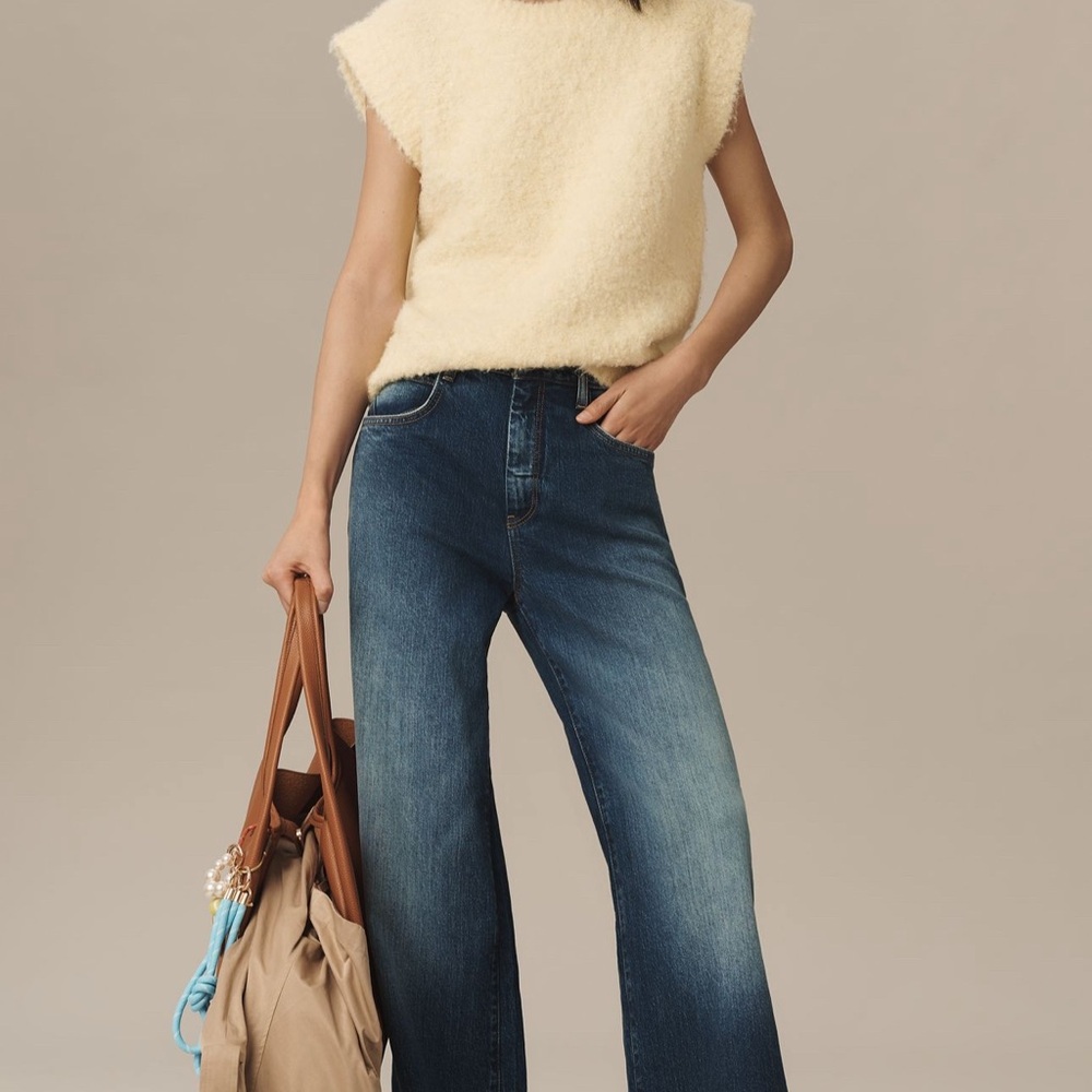 Pilcro Slouchy High-Rise Wide Leg Jeans NWOT